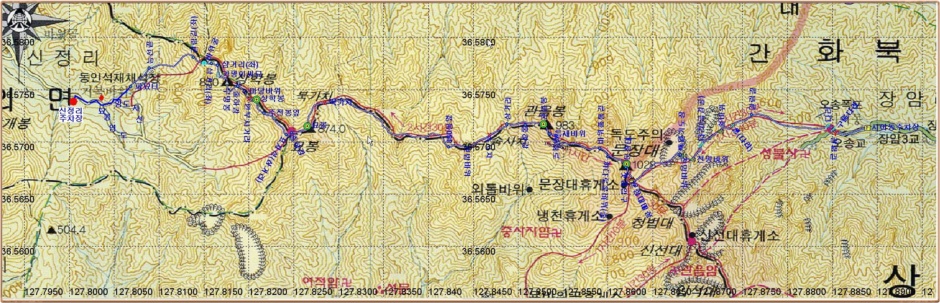 충북 알프스 이미지