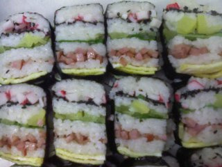 오색김밥 이미지